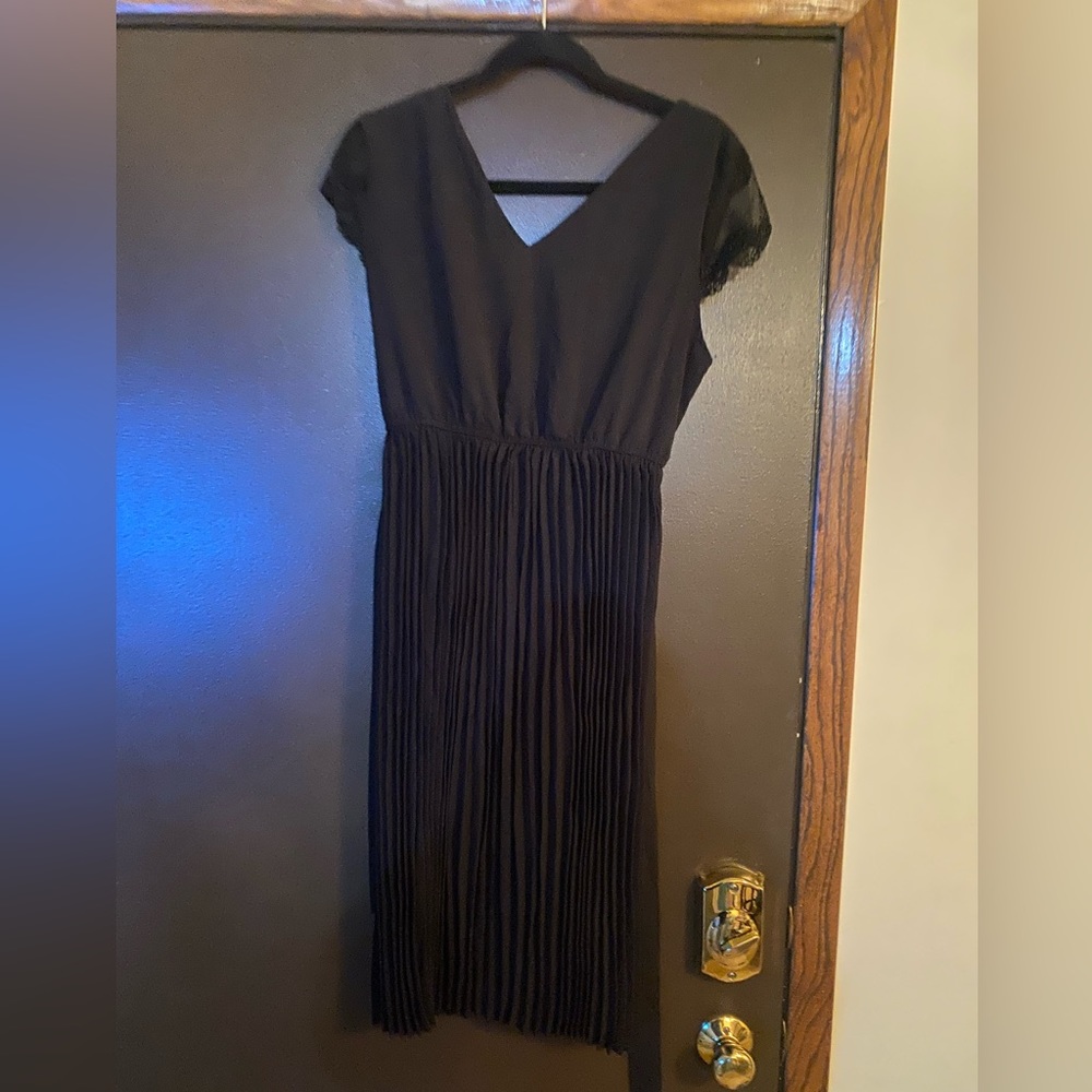 Black lace dress